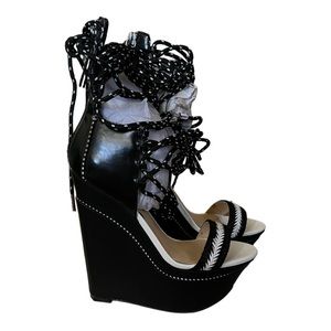 GX By Gwen Stefani Large Wedged Sandals